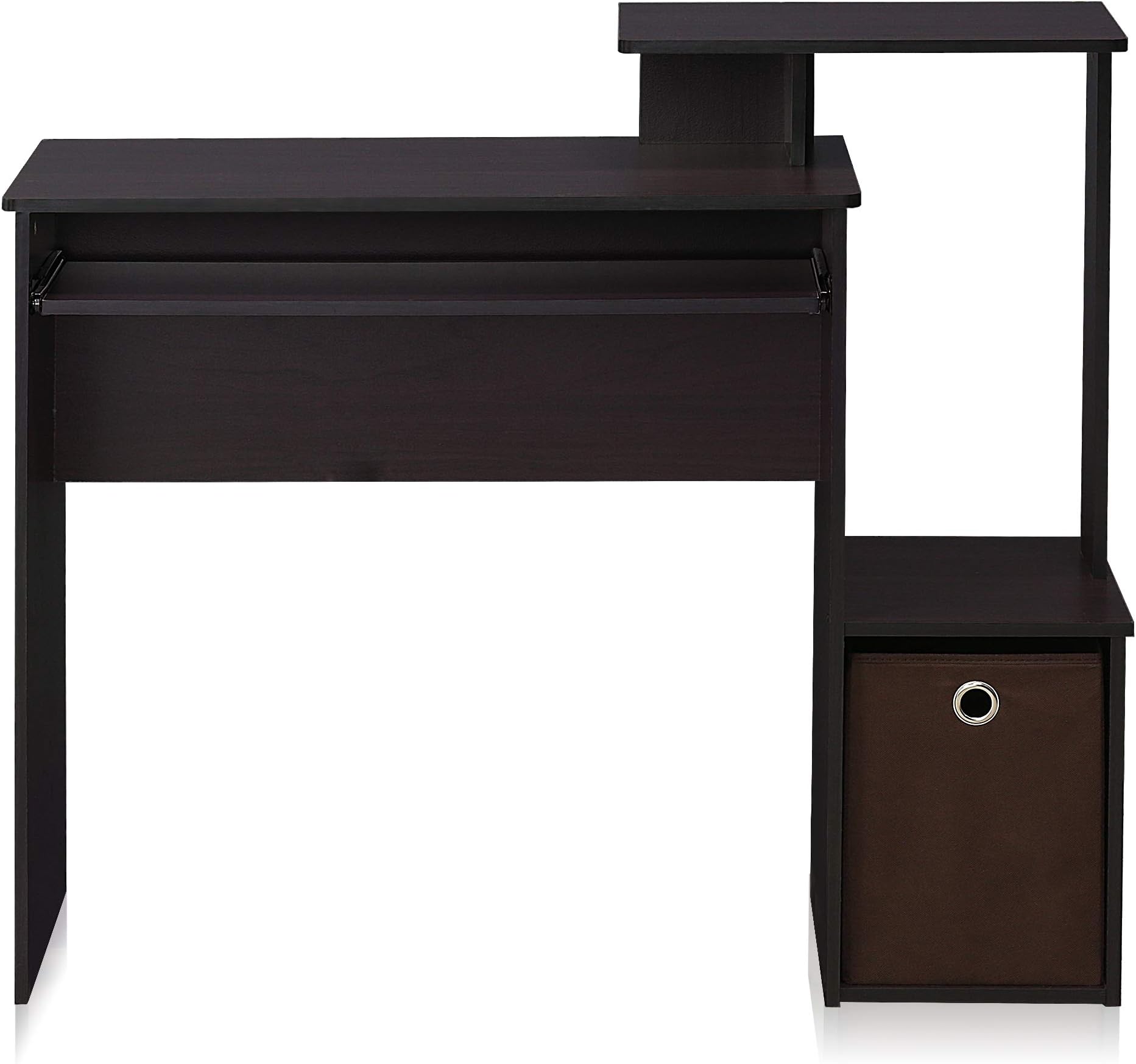Econ Multipurpose Home Office Computer Writing Desk, regular, Dark Walnut