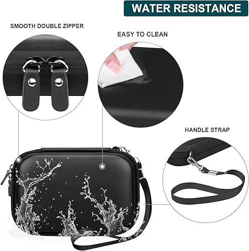 Miniatura 4 de Estuche rígido de transporte compatible con Canon Ivy 2 Mini impresora fotográfica, impresora portátil inalámbrica Bluetooth para smartphone,