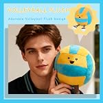 Oreiller en peluche de volleyball, Cadeaux de voleyball doux, Poupée en peluche farcie pour les fans, Oreil de sport mignon pour la décoration de chambre, cadeaux d'anniversaire à thème