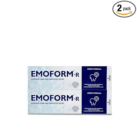 EMOFORM-R Toothpaste for plaque and sesnsitive teeth,100 gm Pack of 2