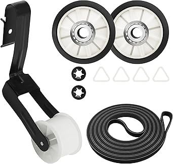 4392065 Dryer Repair Kit with 341241 Dryer Belt, 349241t, 691366 - Dryer Parts for Whirlpool Kenmore Maytag Amana, Fit for Model wed4815ew1 ned4655ew1, Replaces AP3131942 AP6010582 WP691366 AP3098345