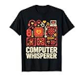 Computer Whisperer It Tech Support Nerds Geek T-Shirt