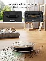 Vista 6 de Lefant M210 Pro Robot Vacuum, Strong 4000Pa Suction, 200 Min Runtime, Super Slim Thin, Low Noise, Self-Charging, Wi-Fi/App/Alexa Control, Ideal for