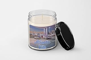 Atlantic City Candle, Soy Wax Candle, Birthday Christmas Gift Idea