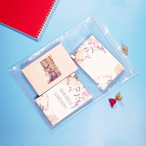 Miniatura 4 de iMailer - 500 unidades - Bolsas grandes con cremallera de 12 x 15 pulgadas - Bolsas de polietileno de plástico con cierre de cremallera de 2 mil con