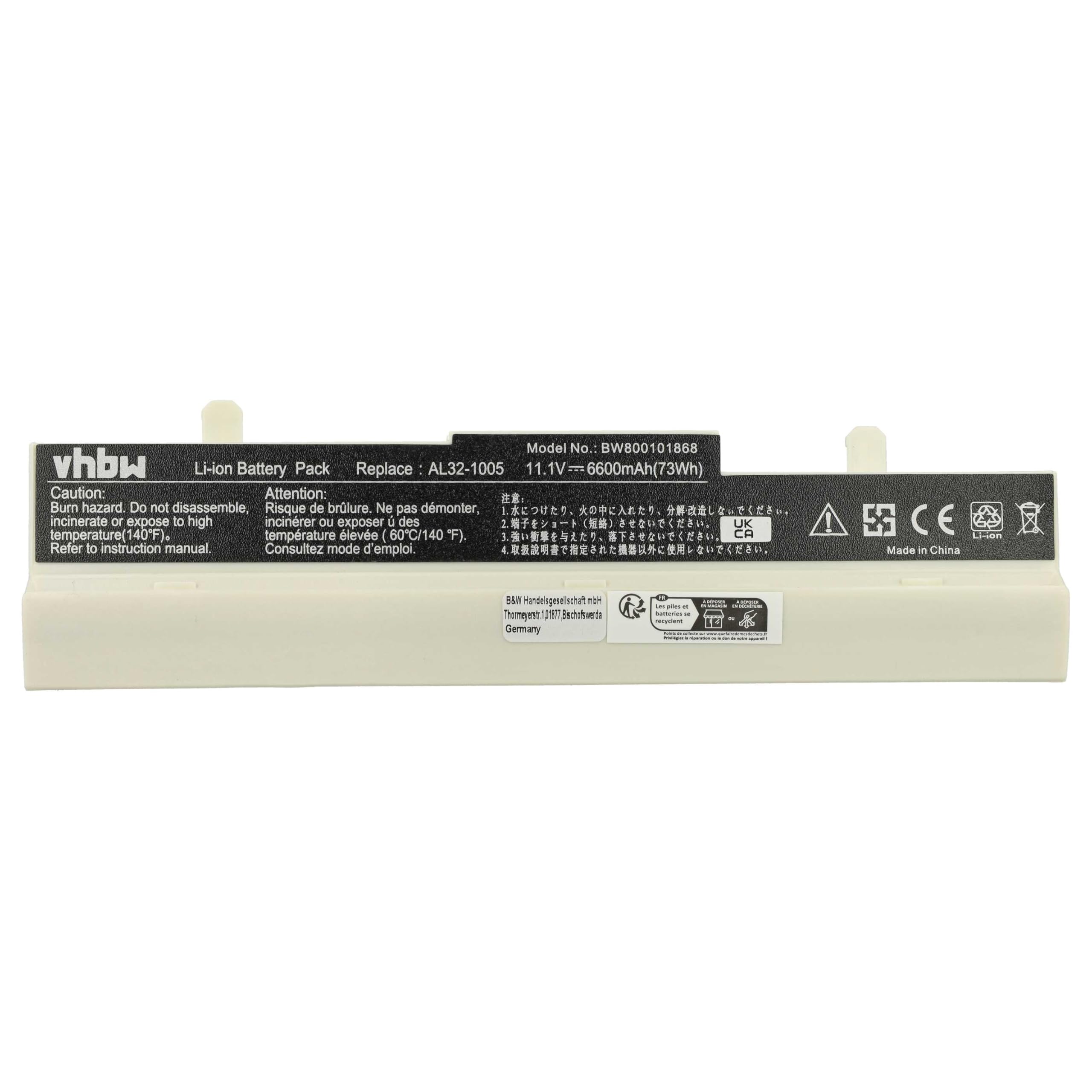 vhbw Batería reemplaza ASUS TL31-1005