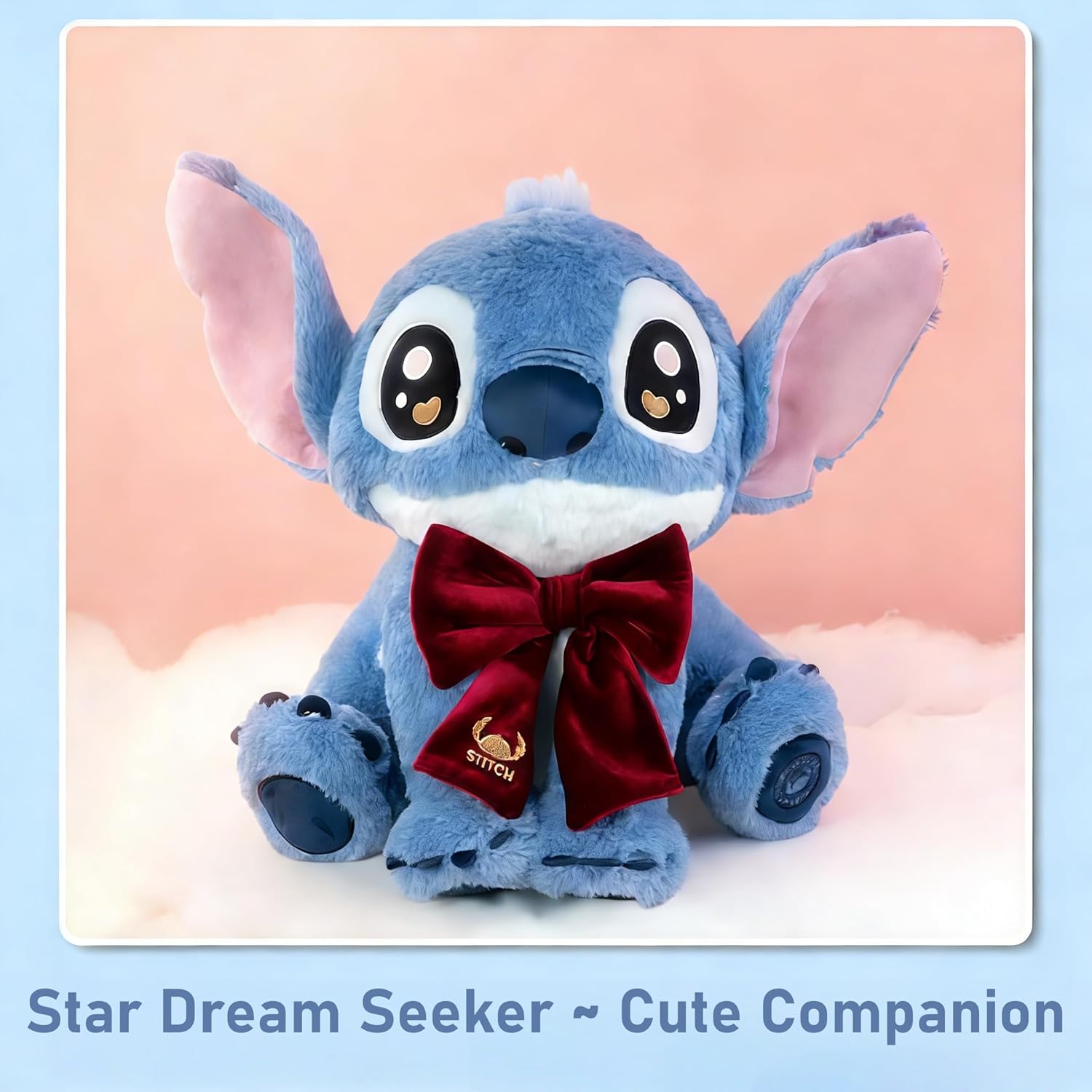 MINISO Disney Stitch Lovely Gift Doll, Cute, Soft and Exquisite Collectible Decoration, Ideal for Gifting (Large)