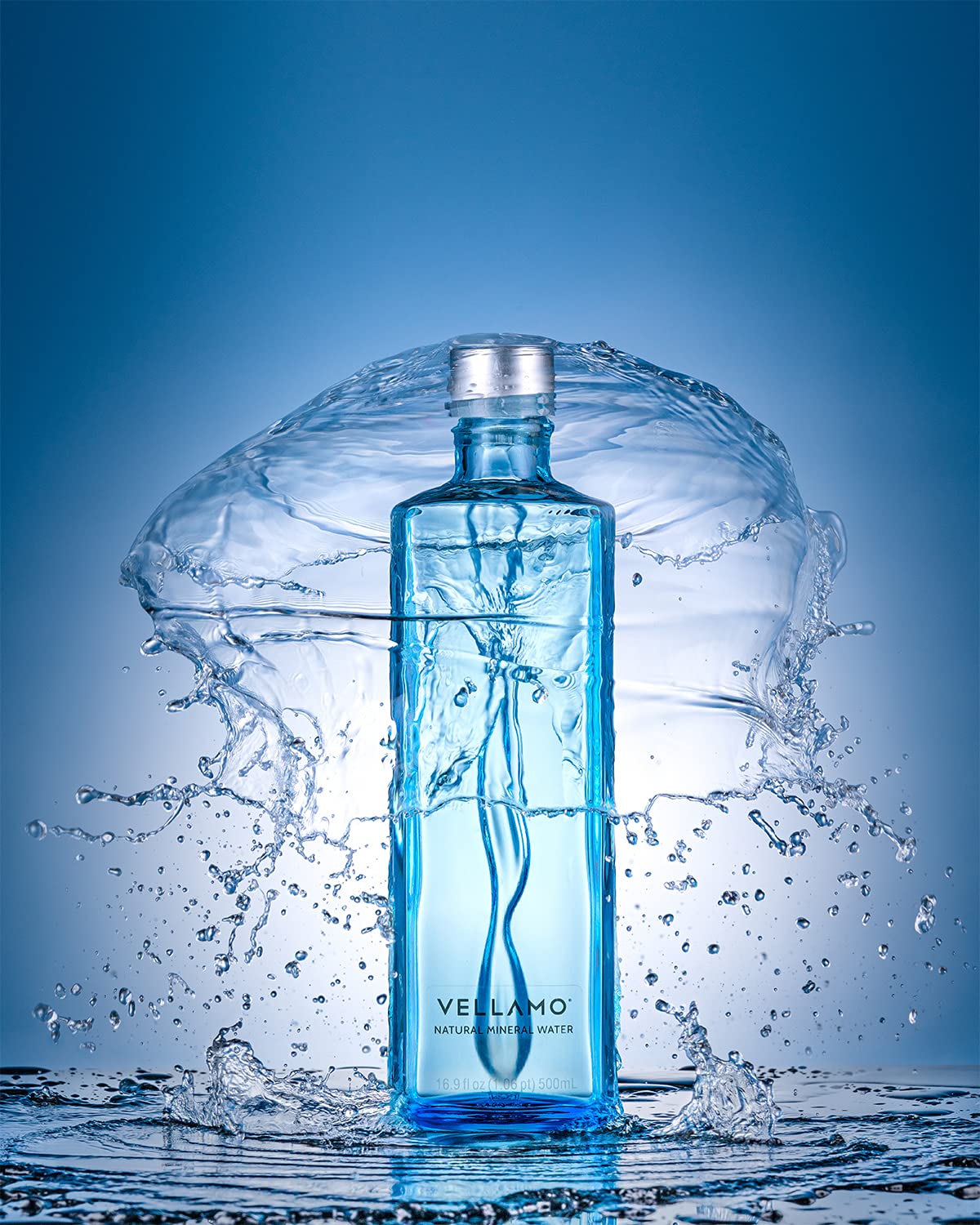 Vellamo - Still - Natural Mineral Water - 500 ml (8 Glass Bottles)