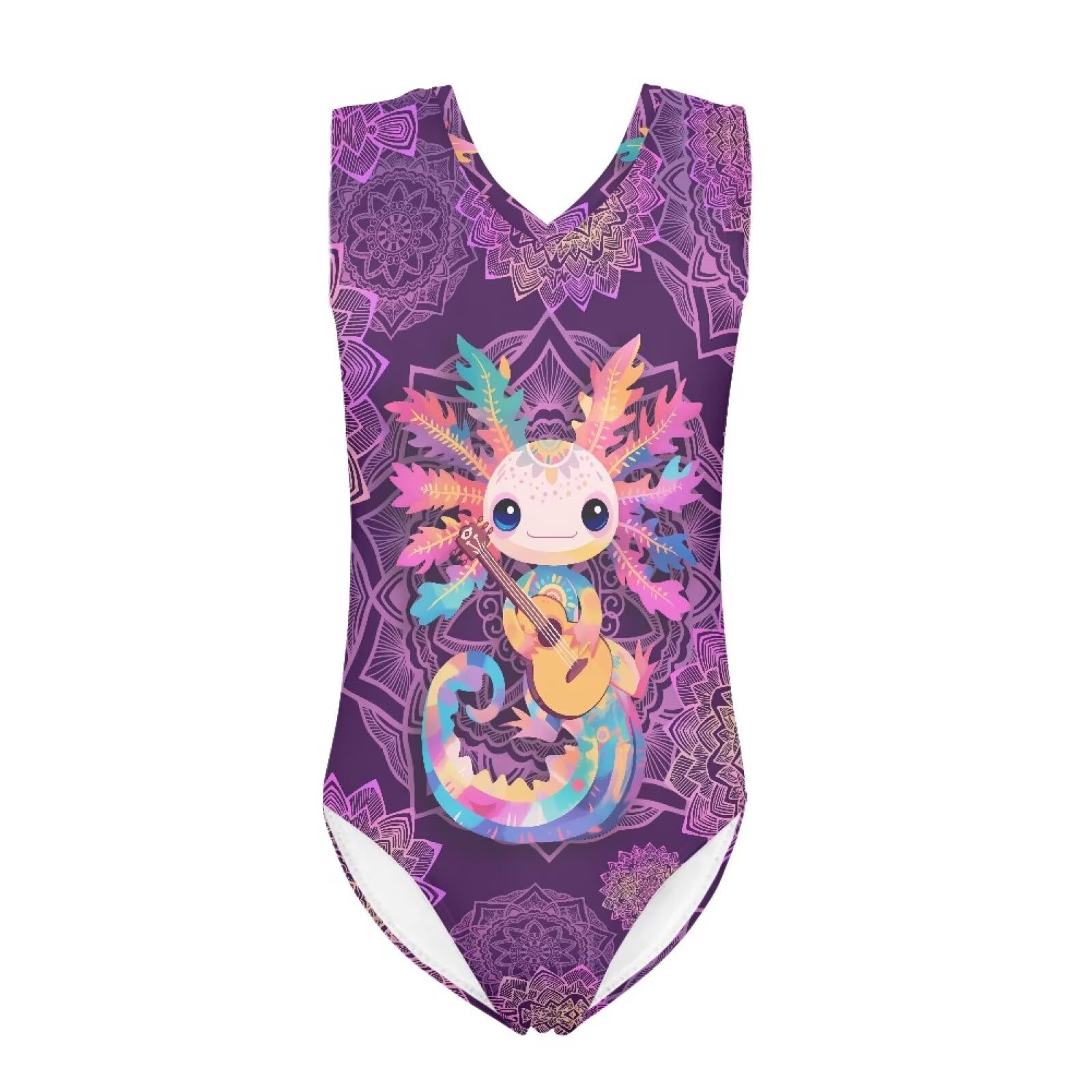 Bulopur Girls' One-Piece Swimwear Age 3-14 Years Teens Little Kids Polyester Swimsuits Sleeveless Bathing Suit