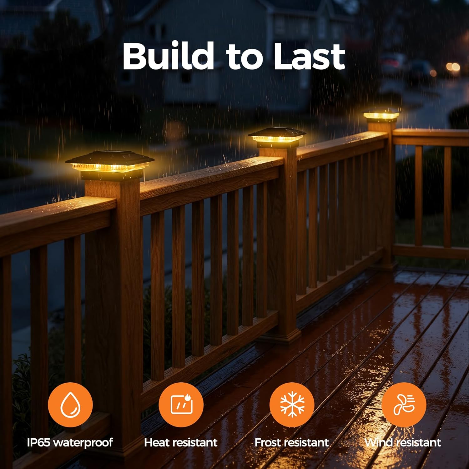 12Pack Solar Post Cap Lights - 8 RGB Color Changing Modes & Multicolor Flow, IP65 Waterproof - for 4x4/6x6 Wood & 4x4/5x5 Vinyl Fence Posts - Outdoor Deck, Patio, Garden Lights (Black)