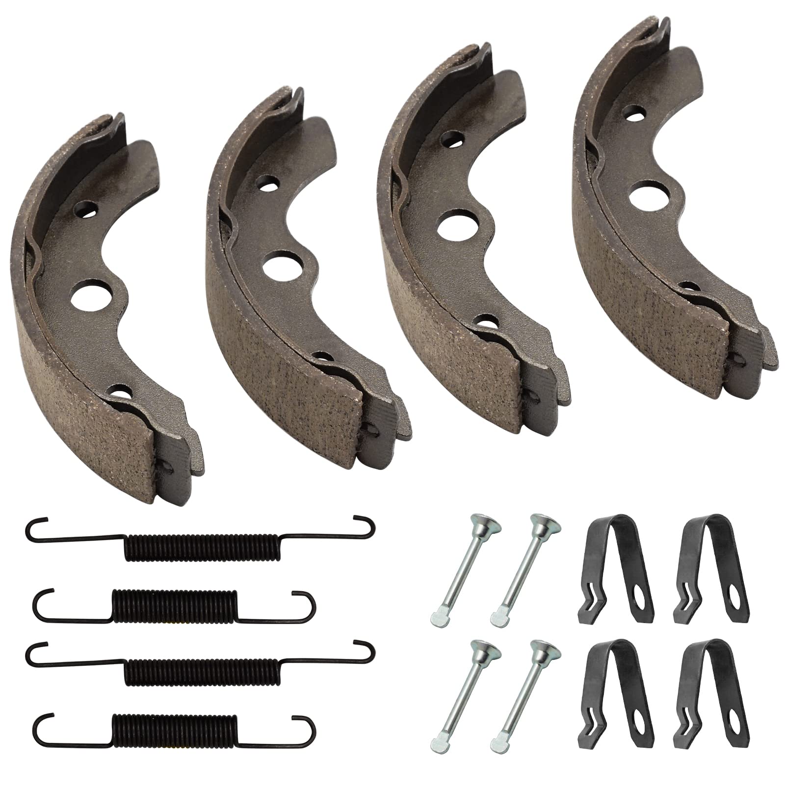 JAVIK Front Brake Shoes Springs Kit for Honda TRX200 TRX250 1984 1985 1986 1987 Pilot 400 FL400R 1989 1990 Odyssey 350 FL350R, OEM# 45151-VM0-771