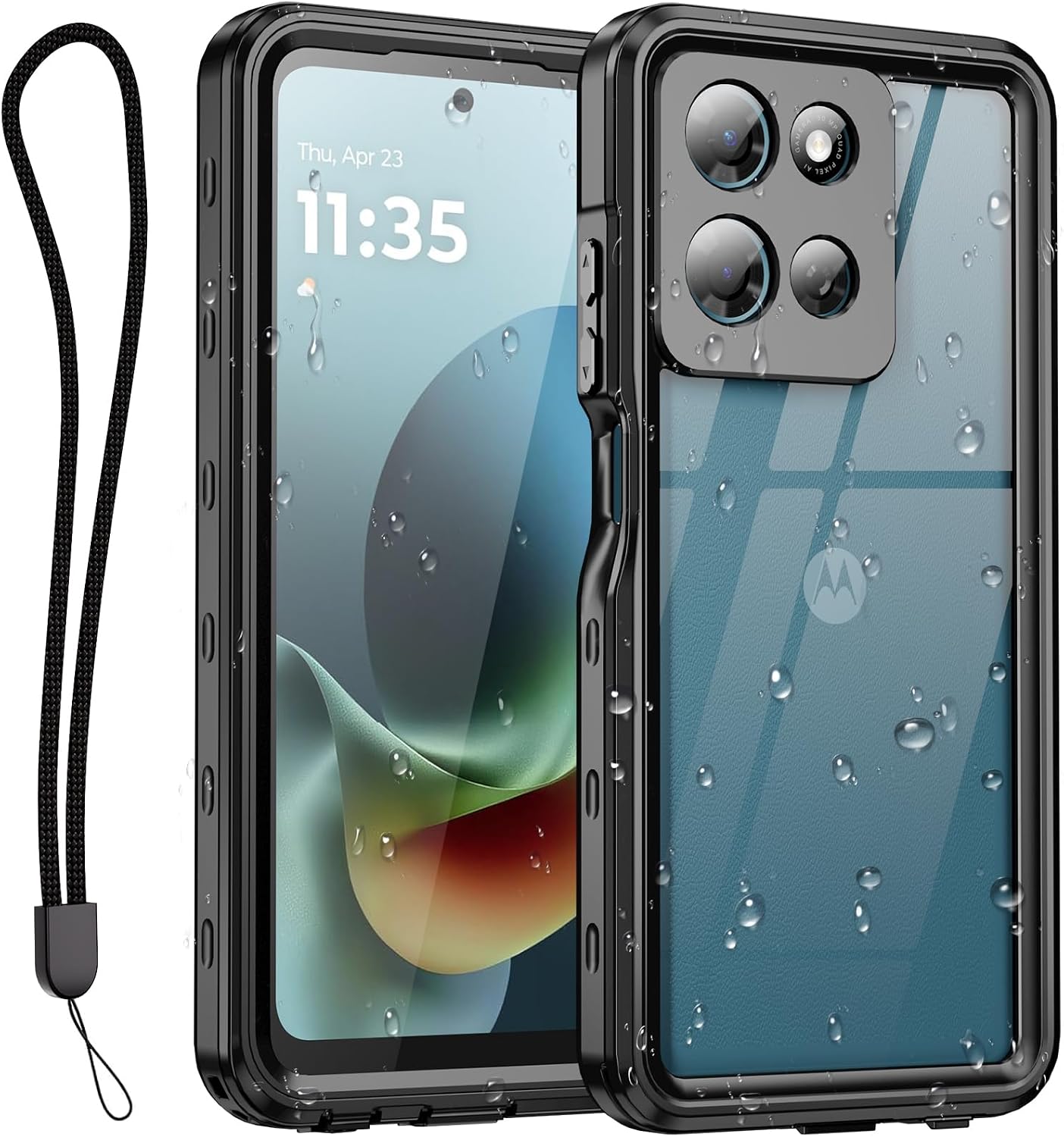Beasyjoy for Moto G 2026 / Moto G Play 2026 Case Waterproof, Built-in Screen Protector Dustproof,Full Body Rugged Cover Military Grade Shockproof Protective for Moto G 2026 / Moto G Play 2026, Black