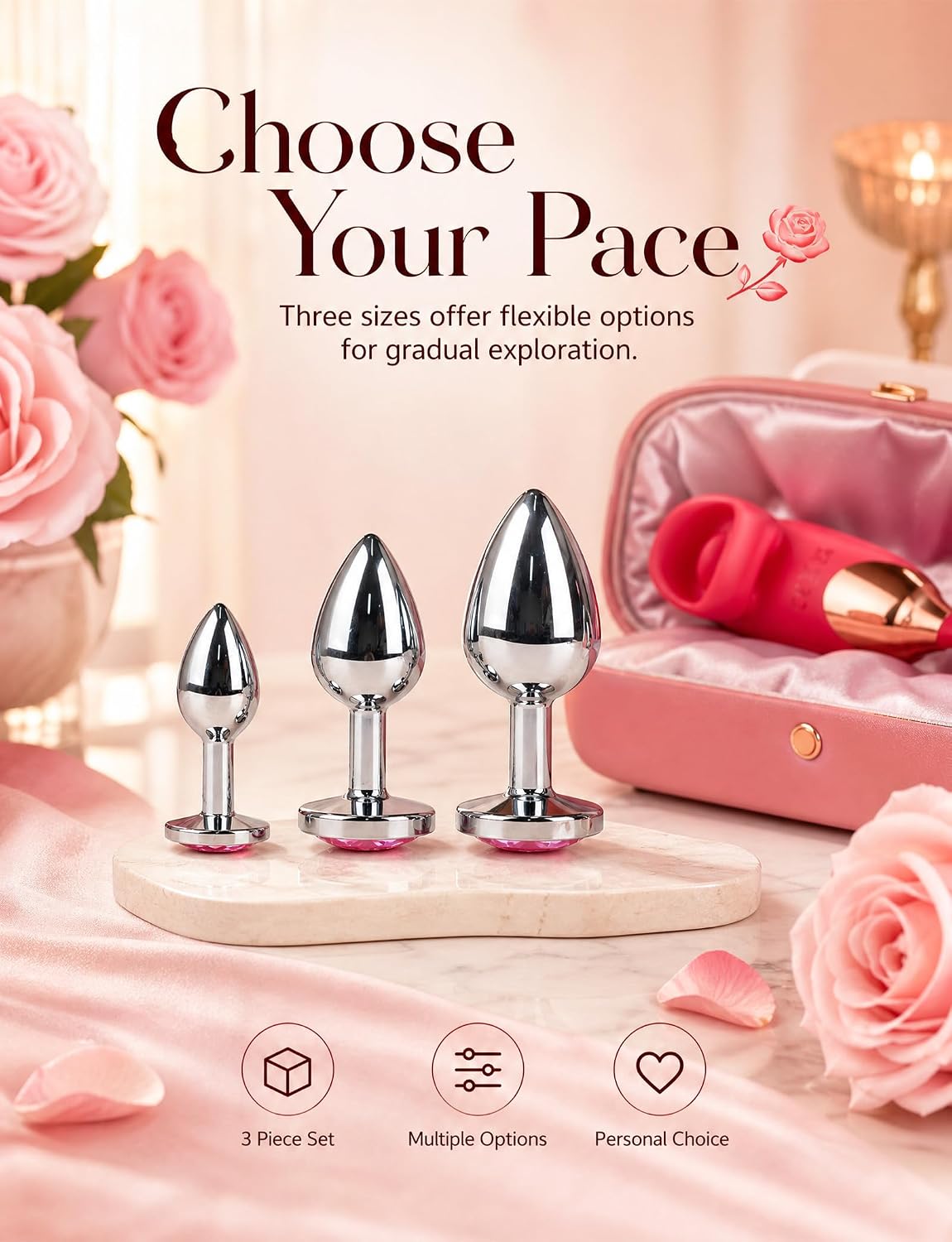 2-in-1 Tongue Vibrator for Women with Complete Couples Play Kit
