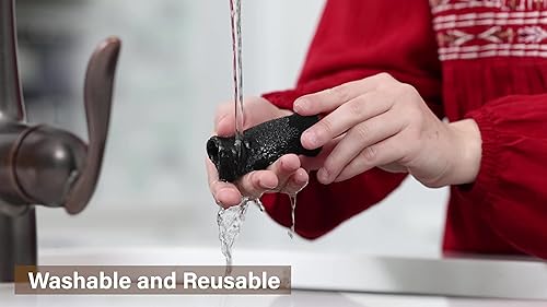 Miniatura 5 de Paquete de 16 empuñaduras originales para calcetines para muebles en el interior (marrón caramelo, paquete de 16, pequeño), patentadas con agarres