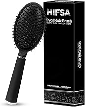 Hair Brush Blow Drying Paddle Hairbrush Easy Grip Handle Straightening Professional Detangle Oval Hair Comb For Curly Natural Long Thick Thin Wet Dry Hair Accessory Salon Supplies (1Pc)