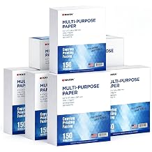 KAISA Printer Paper, Made in USA. 8.5 x 11 letter size, 3600 sheets 24pack, 20 lb, 92 bright. Smooth for printing, copying, writing and drawing Perfect for home, school and office