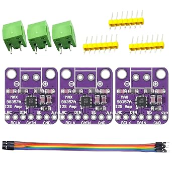 gotor max98357 i2s Amplifier Board Module max98357 Class d filterless 3pcs