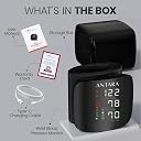 AGEasy (Max Group) Wrist Blood Pressure Monitor with 1-Year Warranty | BP Monitor with Voice Announcement, HD LED Display, 2 User Memory (99 Readings Each), Irregular Heartbeat Detection & Type-C Rechargeable Battery gallery image