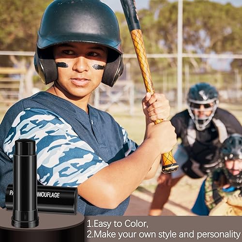Miniatura 4 de Magic Under Eye Black Stick - Pintura facial para deportes al aire libre, accesorios para fútbol, béisbol, softbol, lacrosse, todos los deportes de