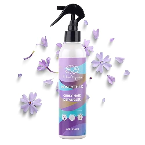 Miniatura 4 de Honeychild - Aerosol desenredante de miel y biotina para cabello rizado, 8 onzas, fabricado en Estados Unidos