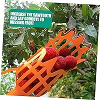 Vista 5 de Housoutil 2 unids Herramienta de Fruta Huerto Recogedor de Frutas Jujube Picker Cestas Caqui Azufaifo Mango Colector Plástico