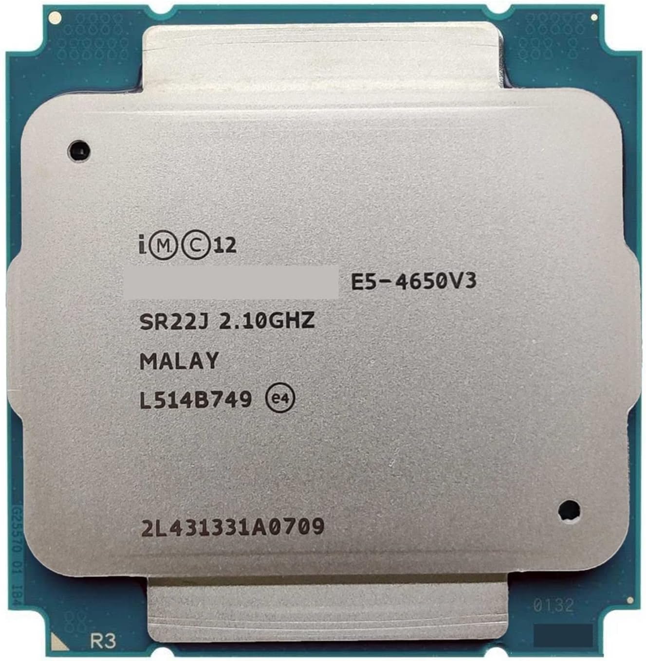 CPU E5 4650V3 E5-4650V3 E5 4650 V3 2.1G Hz 12 c 30MB GA2011-3 105W Cocok Untuk X99 Papan Utama