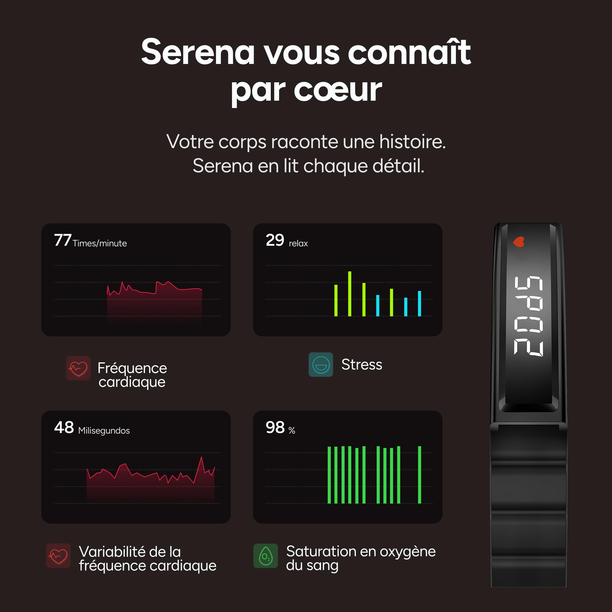 KSIX Bracelet connecté Serena pour Femmes avec écran, Suivi d'activité et de Sommeil, 100 Modes Sportifs, autonomie de 7 Jours, étanchéité jusqu'à 5 ATM, 2 Bracelets (Silicone et métal)