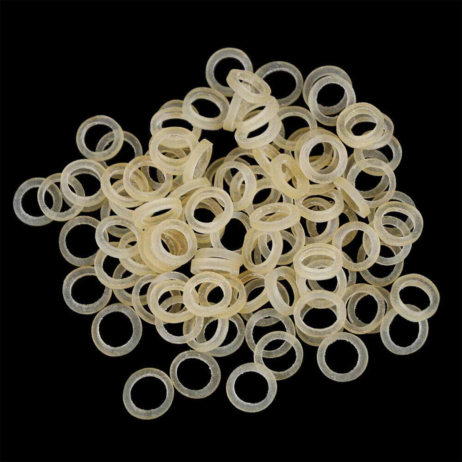 JIEYAO 500 Pcs Orthodontic Elastic Rubber Bands, 3/16 Inch Braces Rubber Traction Bands, 3.5 OZ Rubberbands Fix Tooth Gap With 5 Pcs Elastic Placer For Braces Orthodontic Supplies For Oral Care