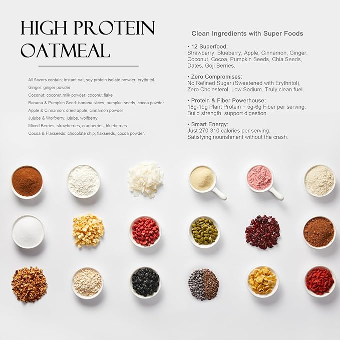 SUNGIVEN Avena High Protein Overnight Oats Pack de 28 unidades 74.1 oz miniatura 3