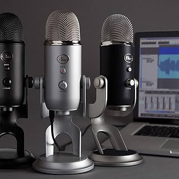 Versatile USB studio microphone for creators by Logitech Blue