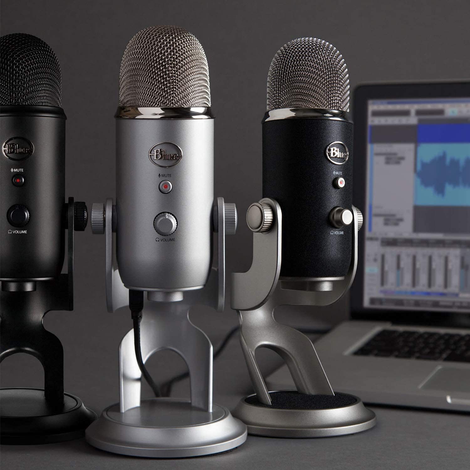 Versatile USB studio microphone for creators by Logitech Blue