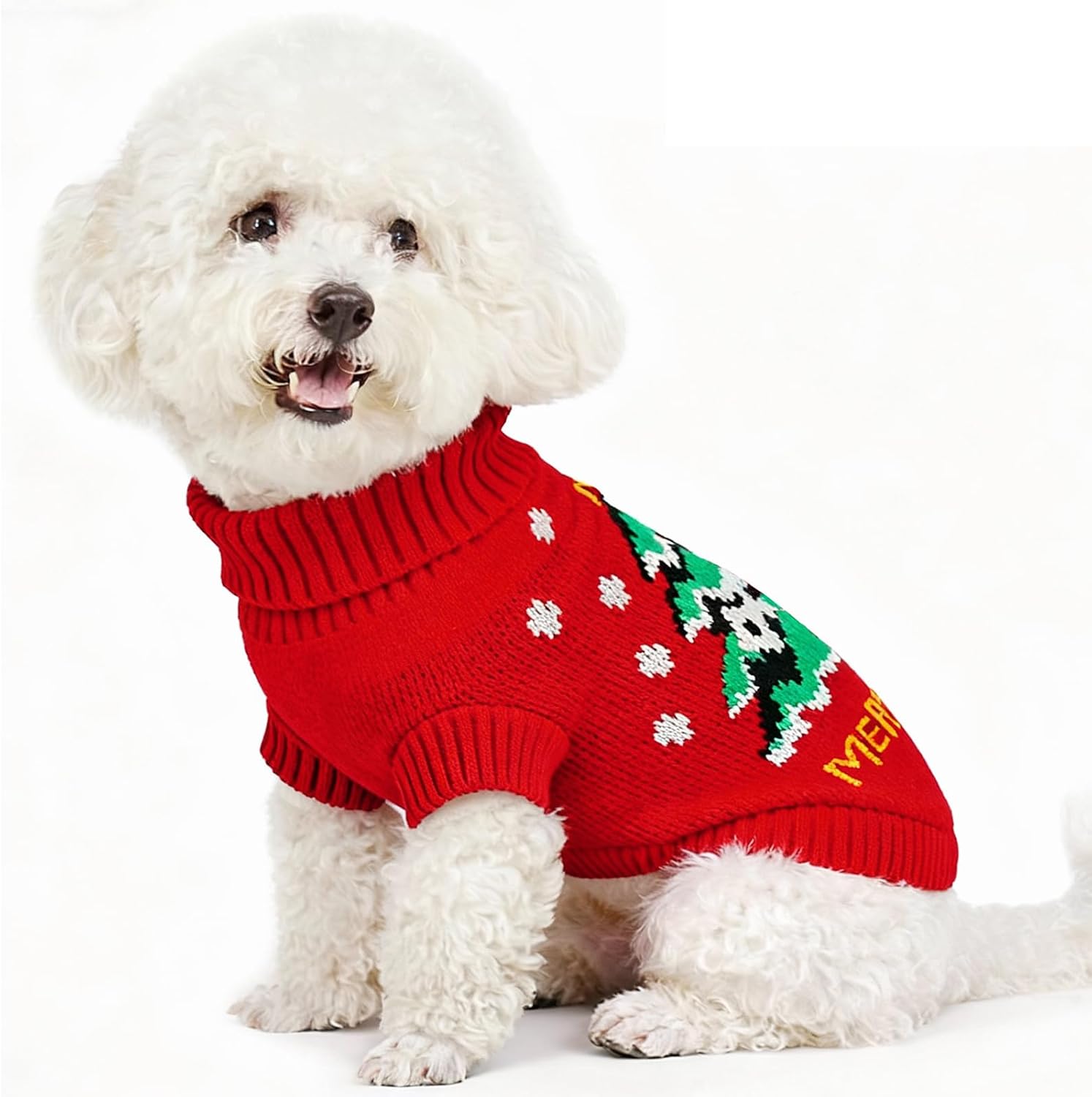 Christmas Dog Sweater for Small Medium Large Dogs Girl Boy, Pet Clothes Small Medium Large Sized Dog for Male Female Puppy Doggie