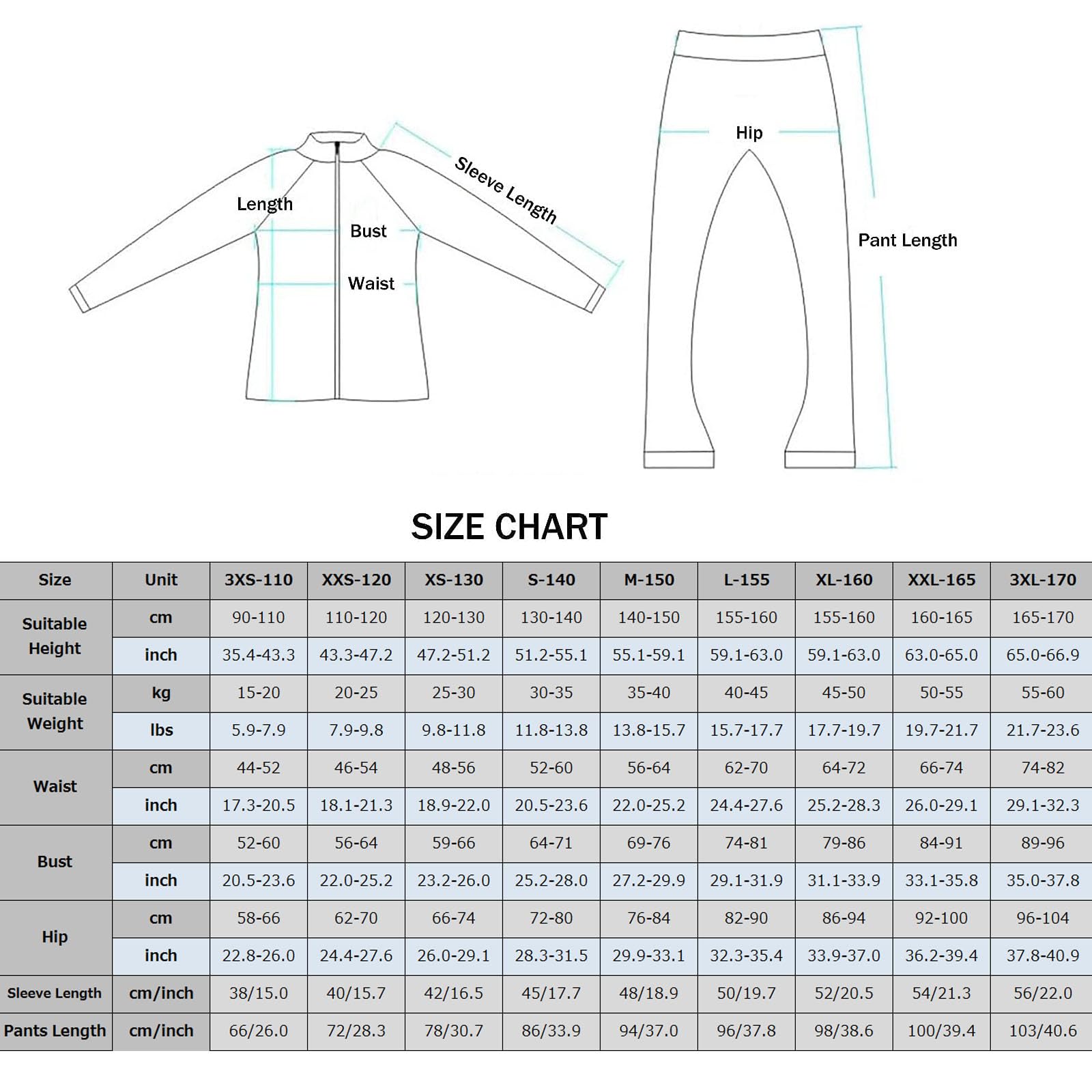 Chaquetas y Pantalones de Patinaje Artístico Conjuntos Entrenamiento Trajes de Patinaje sobre Hielo(Size:XXL,Color:Negro)