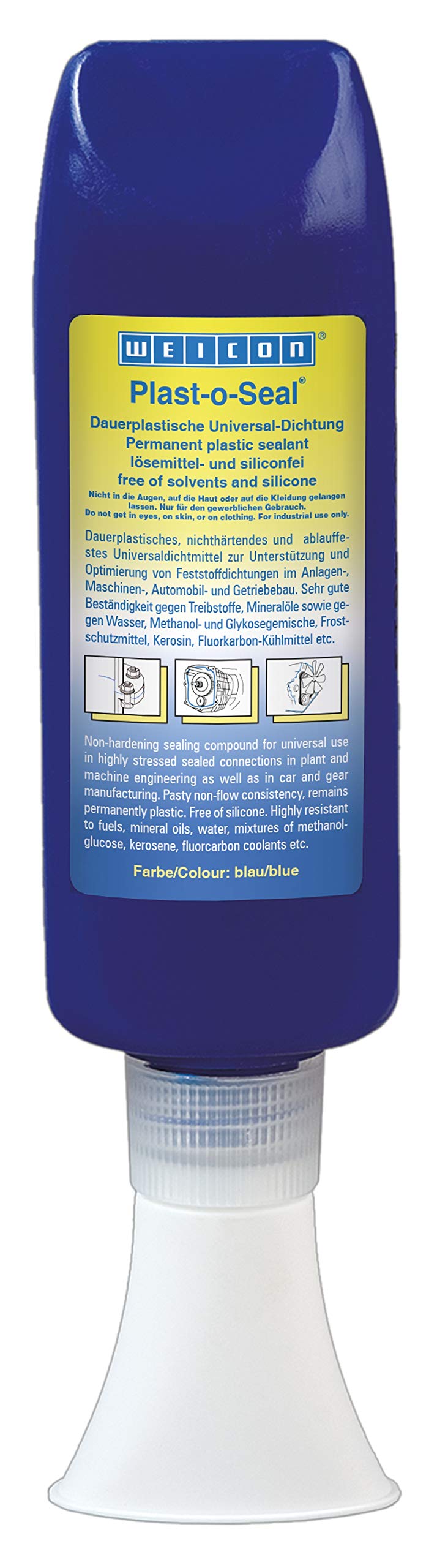 WEICON Plast-o-Seal | 90 g | Tube heat resistant sealant for paper seals