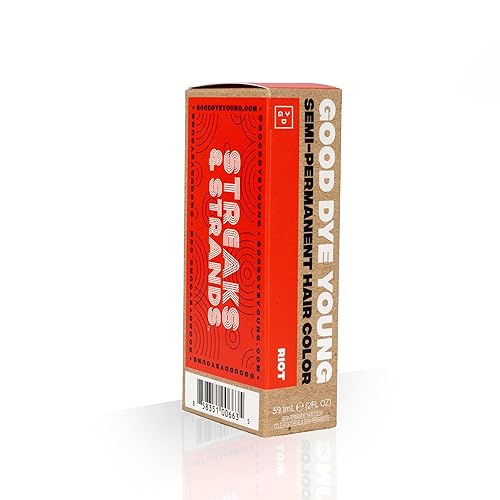 Miniatura 48 de Good Dye Young Tinte semipermanente para el cabello Streaks and Strands (rosa polvoriento) – Tinte temporal para el cabello con protección UV, tinte