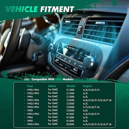 Vista 684 de SCITOO Reemplazo de actuador de puerta de mezcla de calentador HVAC para Ford F-150 2004-2008, para Ford para Lobo 2004-2008, para Lincoln para Mark