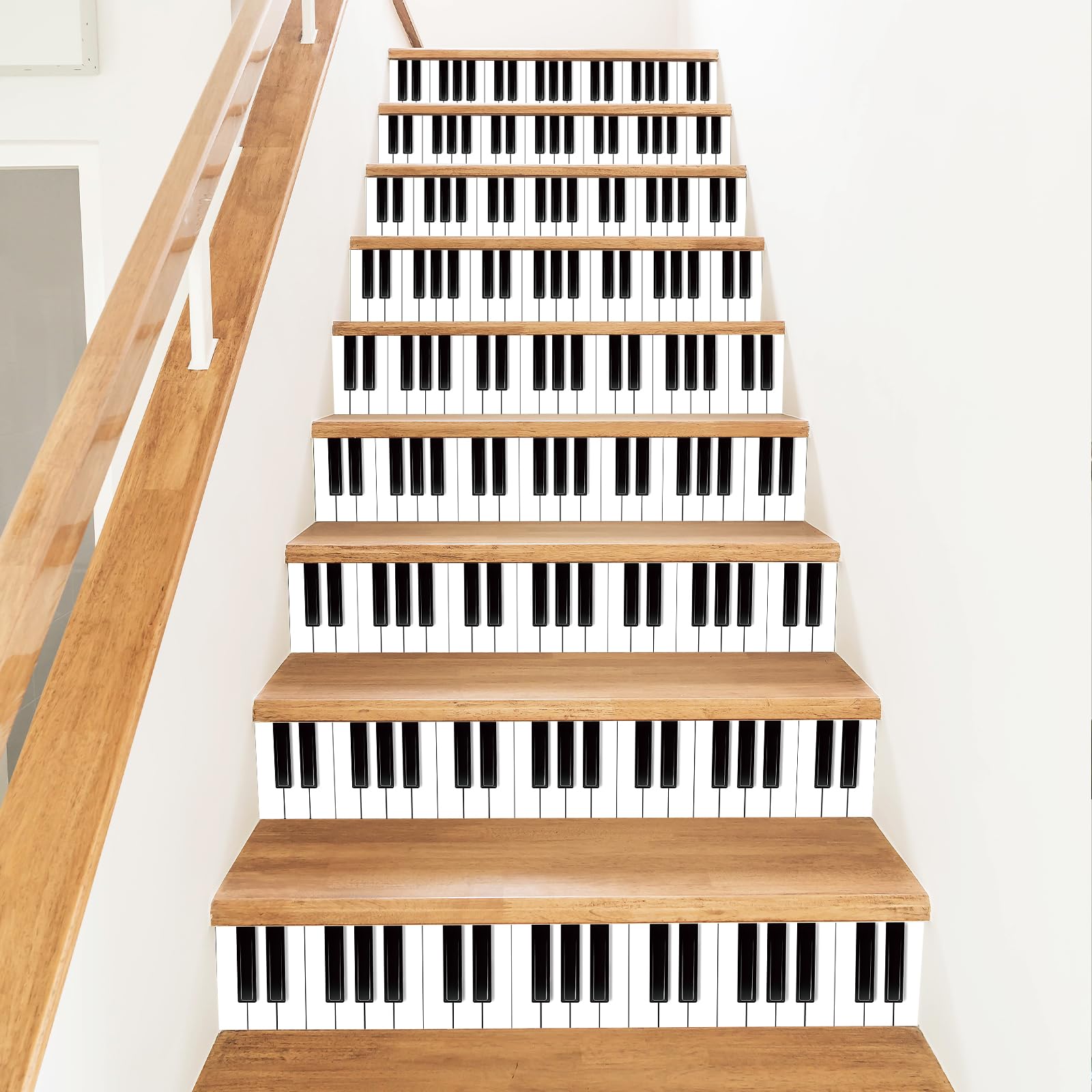Vinilo para peldaños PLIGREAT 18x100 cm para renovar escaleras sin hacer obras en casa
