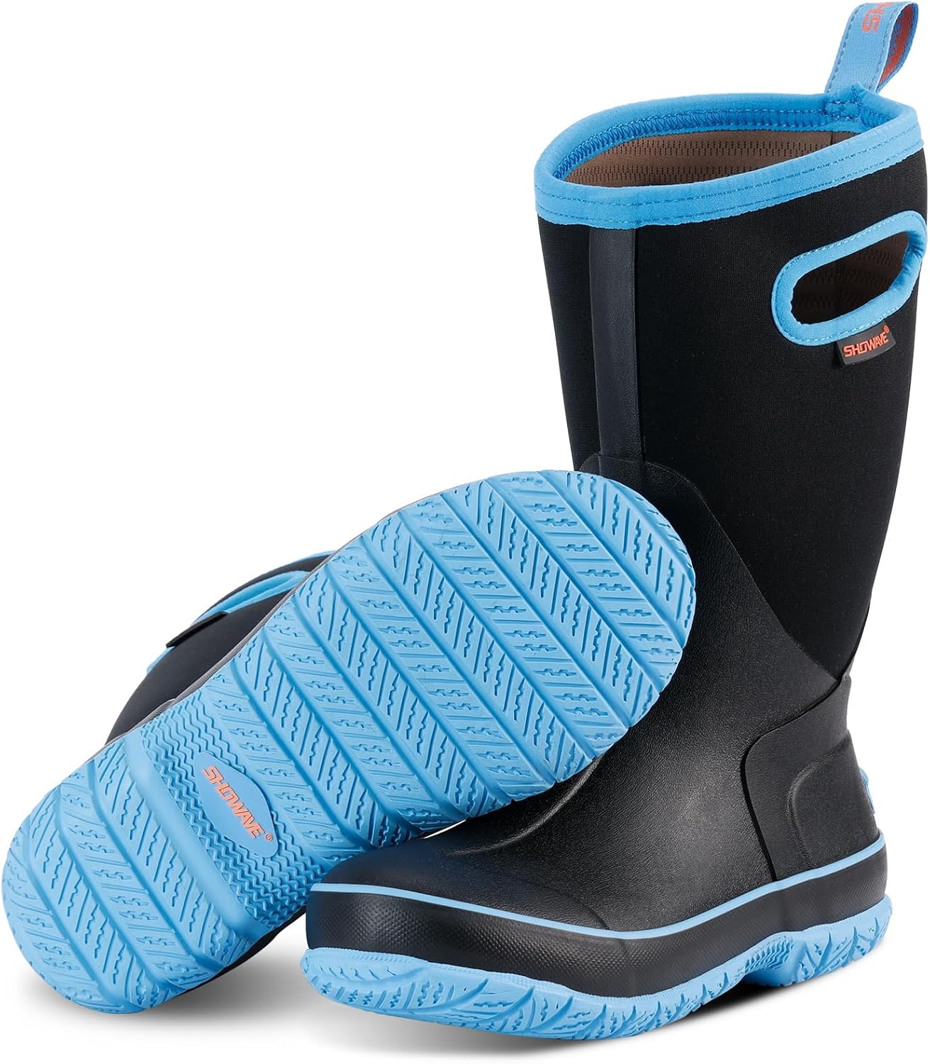 Waterproof Mid-Calf Women’s Rain Boots with Easy Handles for Outdoor Use Waterproof Mid-Calf Women’s Rain Boots with Easy Handles for Outdoor Use