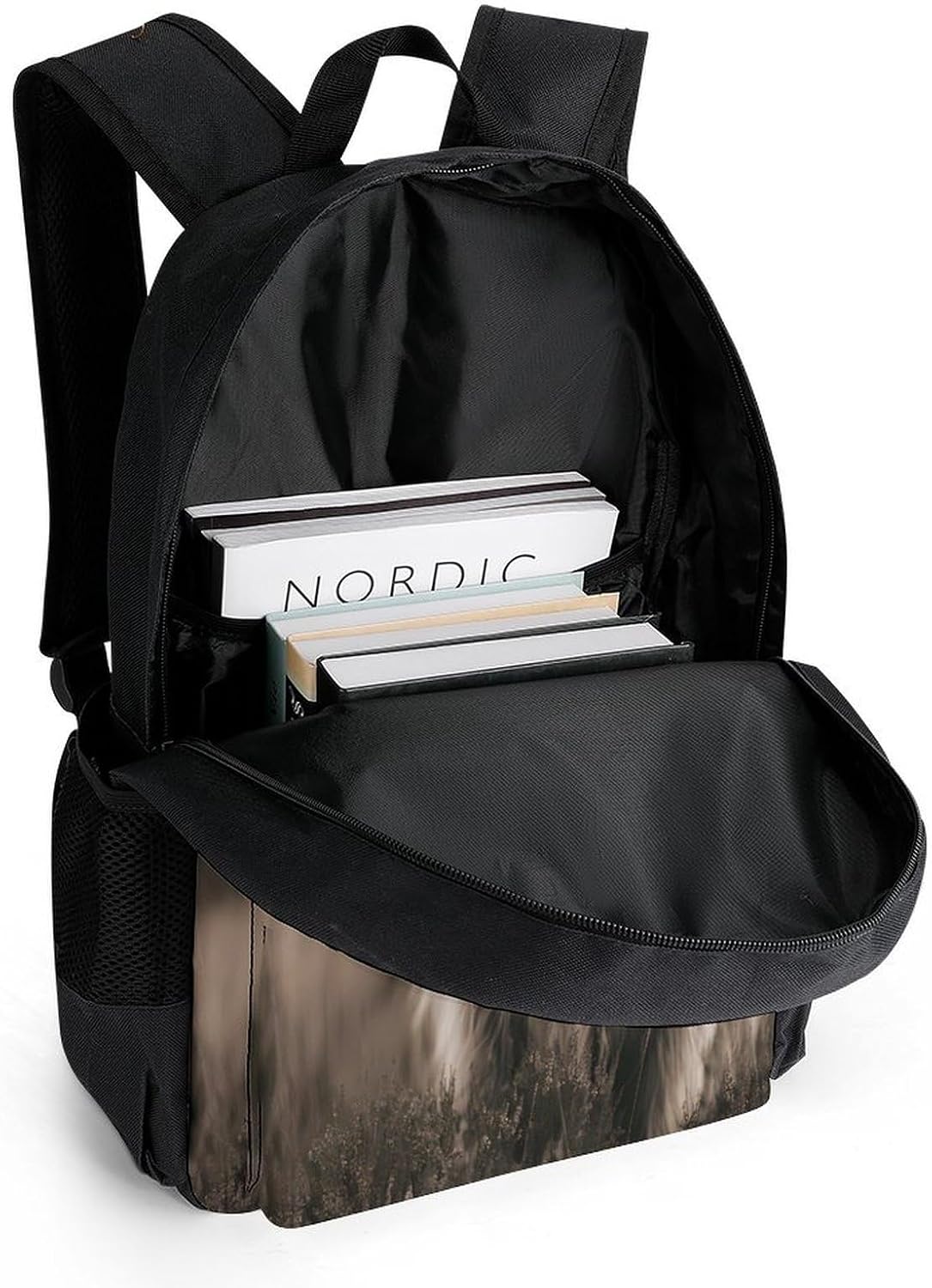 Sepia Tone Highland Cow Backpack Lightweight Backpacks Work Bag