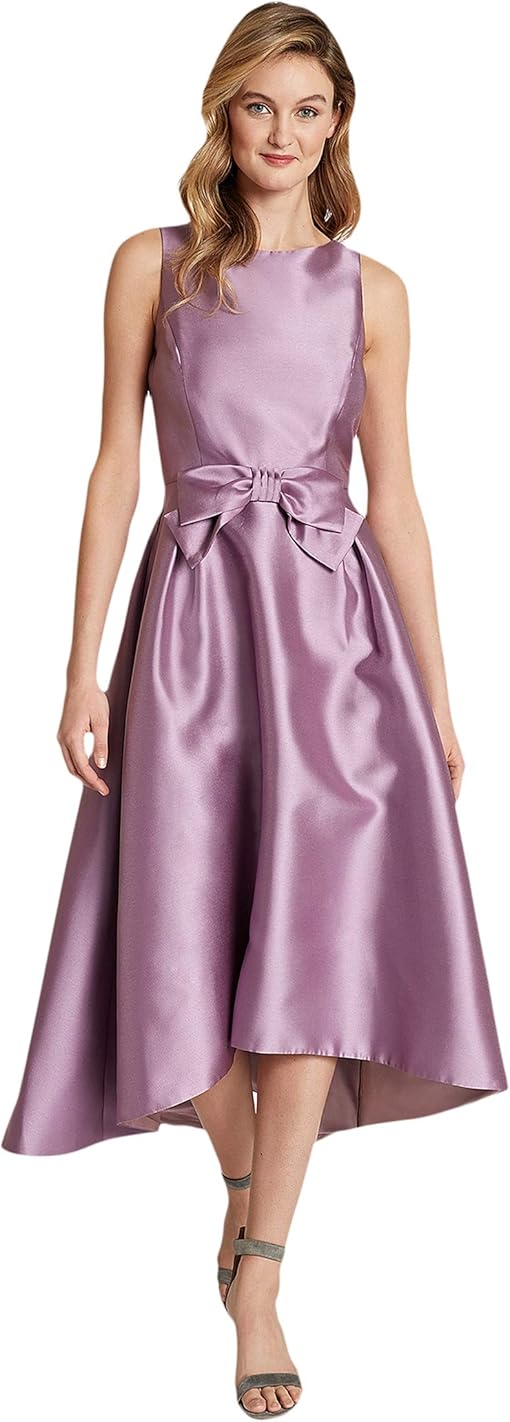 grace high low jacquard dress