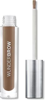Wunderbrow Eyebrow Gel Brunette - Waterproof, Smudgeproof, Long-Lasting Up to 3 Days, Vegan Cruelty-Free