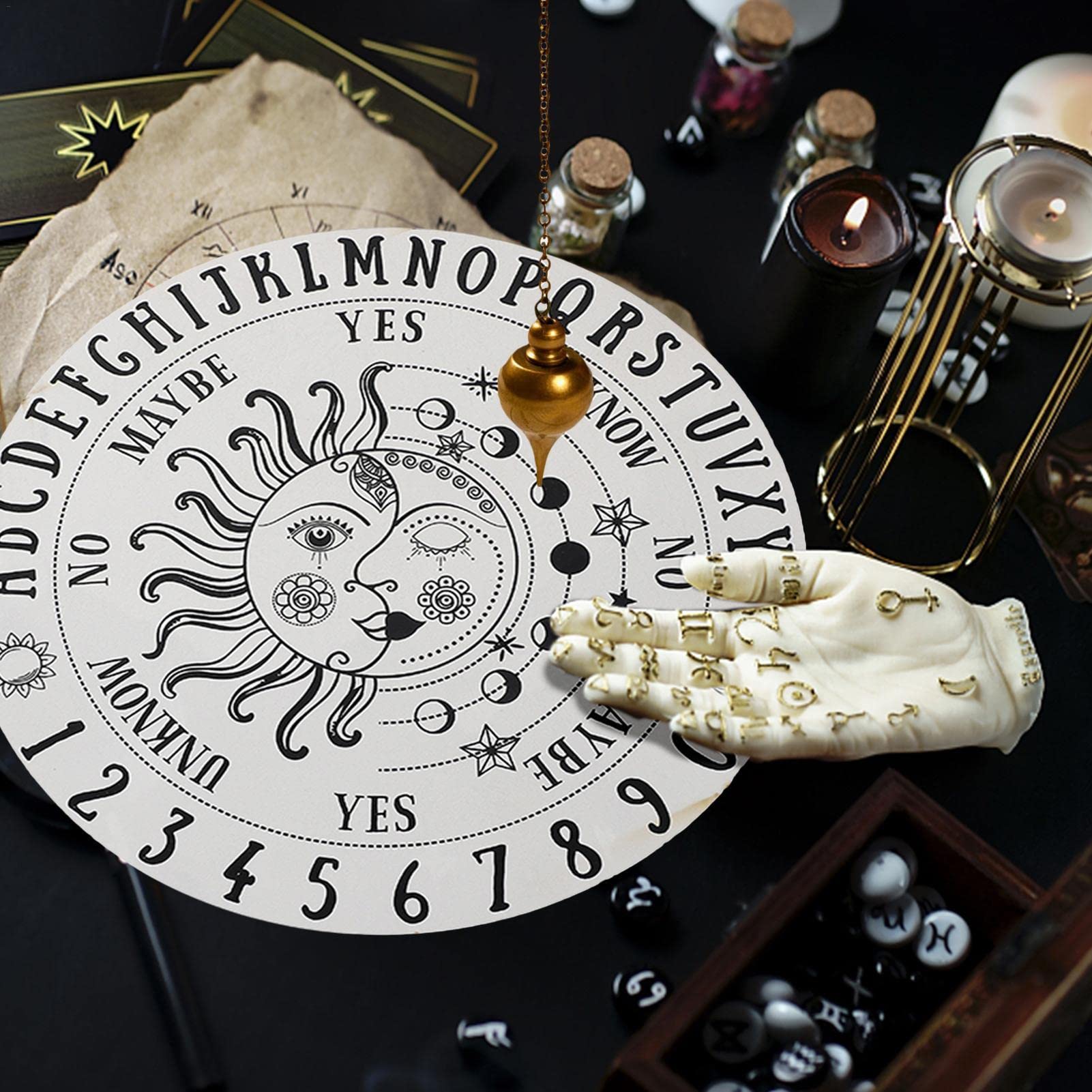 AHANDMAKER Pendelbrett-Set, Wünschelrute Wahrsaget Produktbild-Vorschau 4
