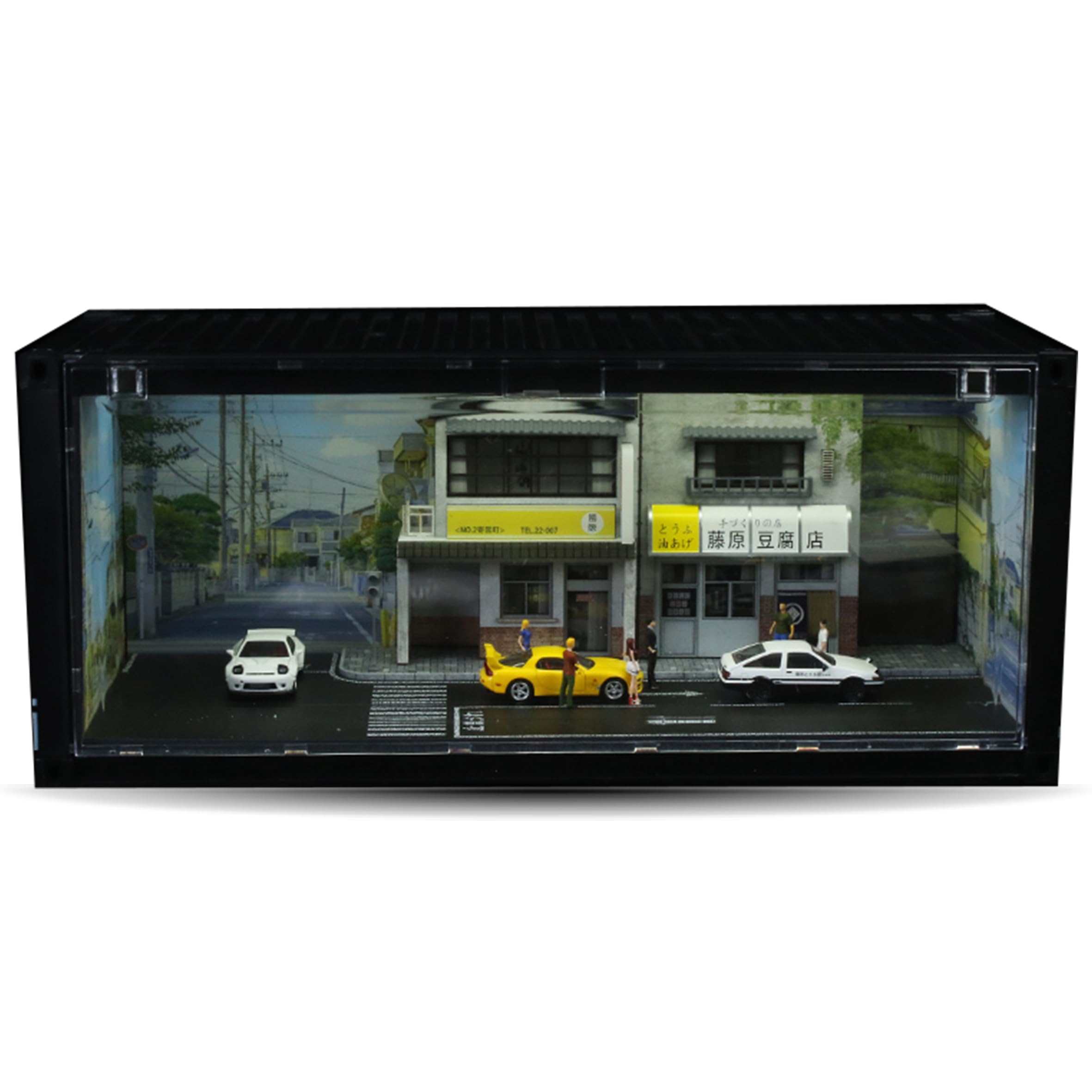 Amazon.com: Initial D Tofu Shop Container Diorama Version C – 1:64