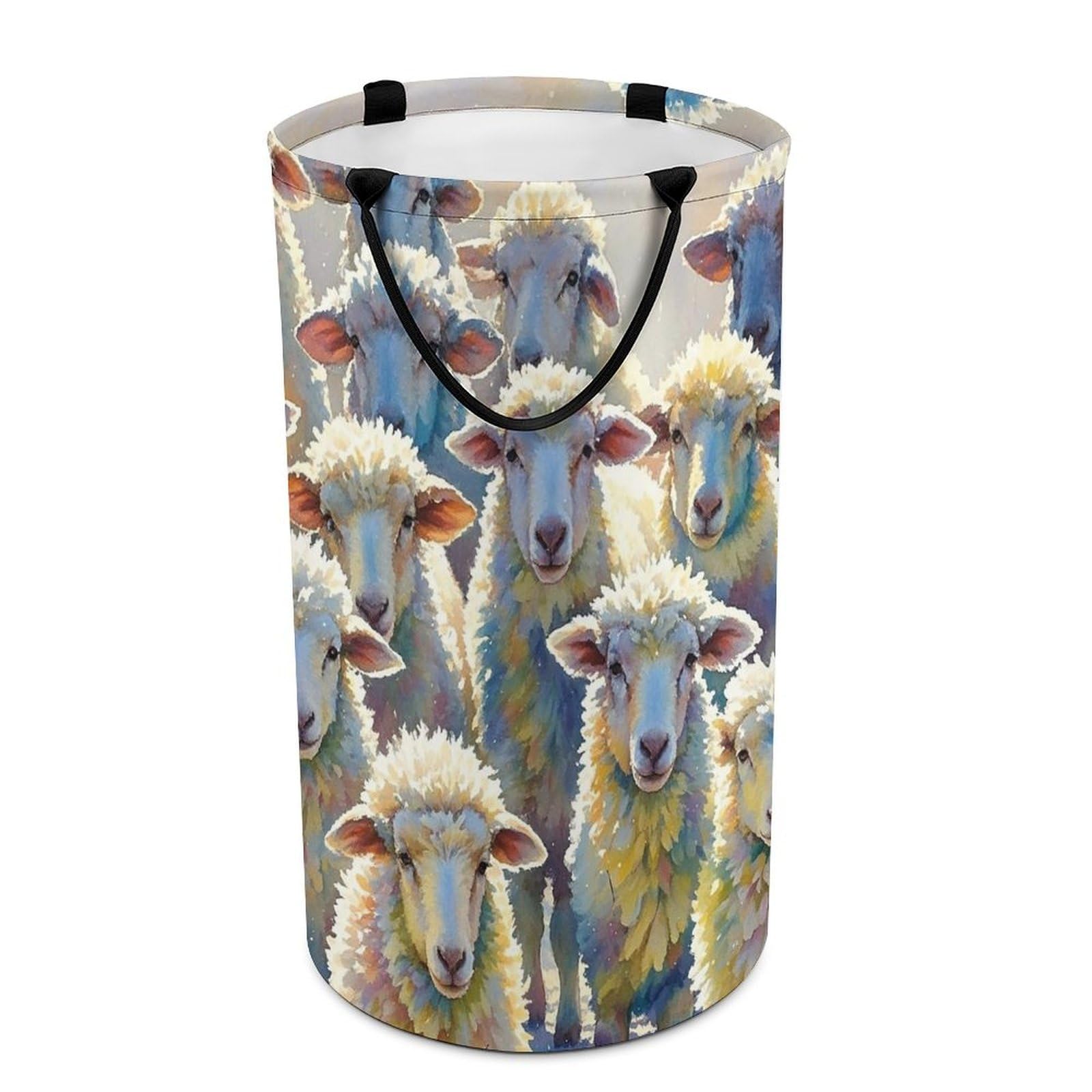 Panier à linge pliable mouton pour ranger la chambre d'enfant ou organiser le dortoir
