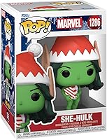 Vista 1 de Funko Pop! Marvel: Holiday - She-Hulk - Marvel Comics - Figura de vinilo coleccionable - Idea de regalo - Producto oficial - para niños y adultos