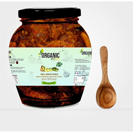 Organic Anand Amla-Mirchi Pickle 350 gm
