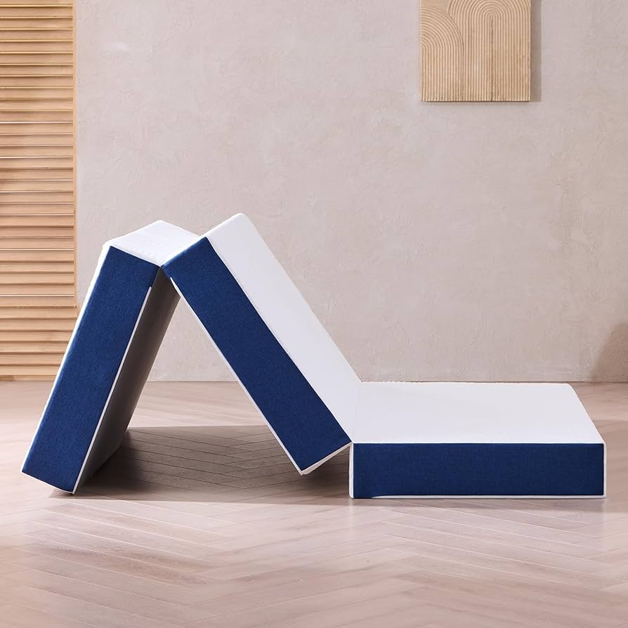 Amazon｜三つ折りマットレス ダブル 厚さ15cm 低反発+高反発