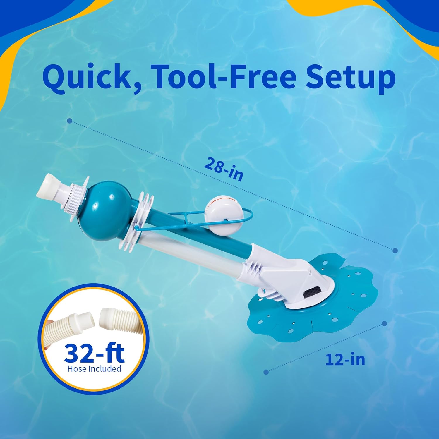 HurriClean Automatic Above Ground Pool Cleaner