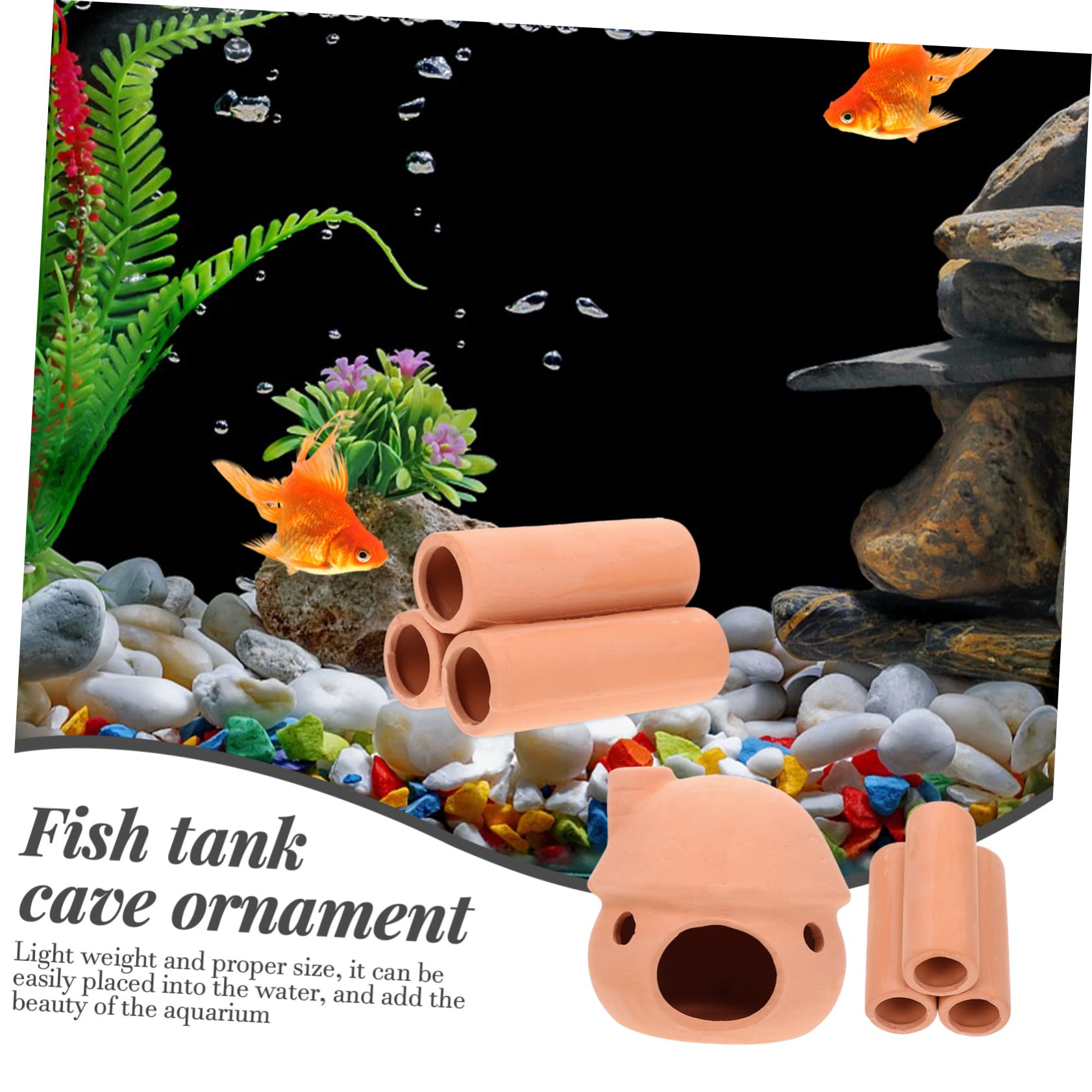 Sosoport 10stücke Aquarium Für Fische Und Garnelen Dekorative Verstecke Für Aquarien Für Zucht Und Habitatgestaltung Leicht Und Wasserneutral