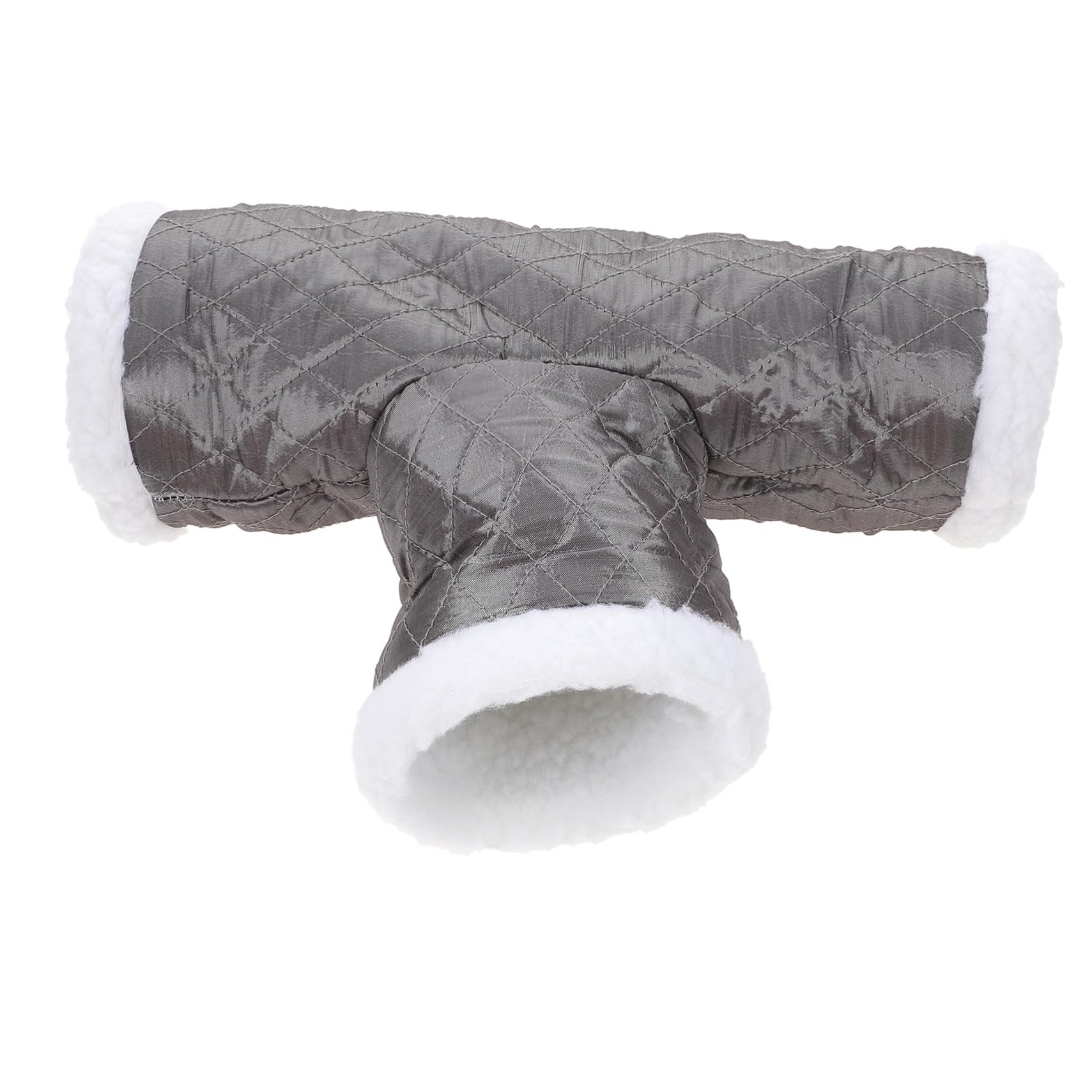 CIYODO Small Pet Fleece Tunnel Hideout for Hamster Gerbil Rat Guinea Pig Winter Warm Random Color Animal Hideout for Small Pets Grass Rabbit Hut